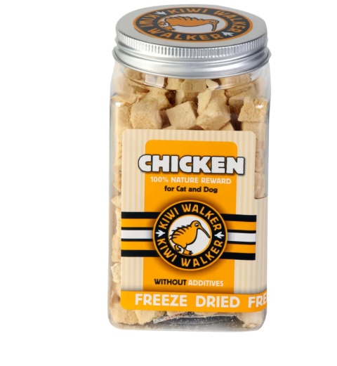 Kiwi Walker Snacks Chicken 80g - 100% kurczak, liofilizowane, naturalne przysmaki dla psa i kota
