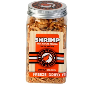 Kiwi Walker Snacks Shrimp 50g - 100% krewetki, liofilizowane, naturalne przysmaki dla psa i kota