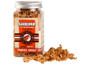 Kiwi Walker Snacks Shrimp 50g - 100% krewetki, liofilizowane, naturalne przysmaki dla psa i kota