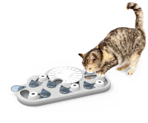 Nina Ottosson Cat Rainy Day Puzzle & Play Level 3 - interaktywna zabawka dla kota, poziom 3