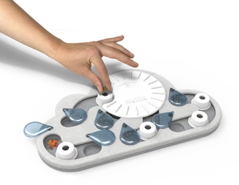 Nina Ottosson Cat Rainy Day Puzzle & Play Level 3 - interaktywna zabawka dla kota, poziom 3