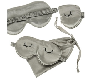 Opaska na oczy do spania + pokrowiec dla kociary