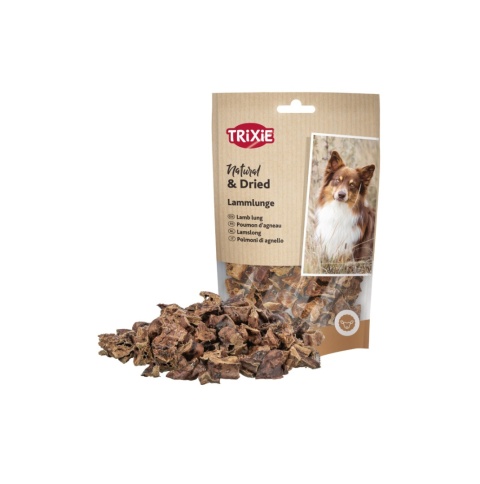 Płuca jagnięce suszone, przysmak, dla psa 80g
