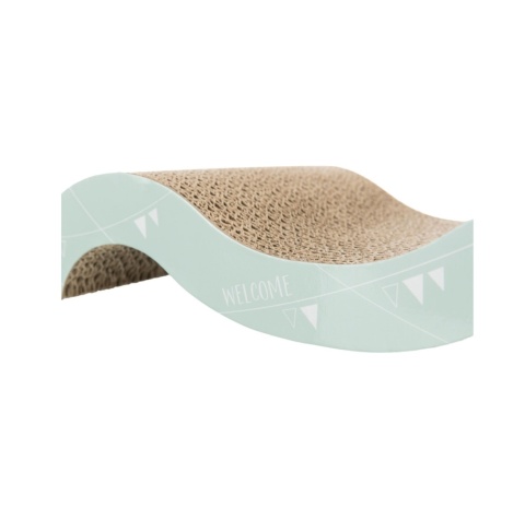 Drapak kartonowy Junior fala 38 × 7 × 18 cm miętowy