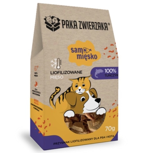 Przysmak liofilizowany Samo Mięsko TUŃCZYK 70g