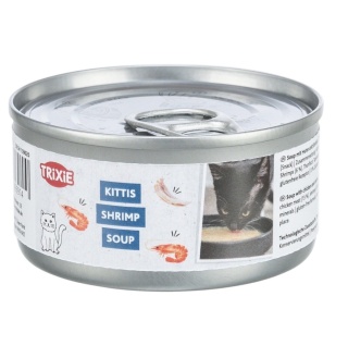 Shrimp Soup, przysmak zupa, dla kota, kurczak i krewetki, 80 g