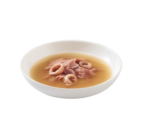 Soup schesir dla kotów, zupa tuńczyk z kalmarami 40 g