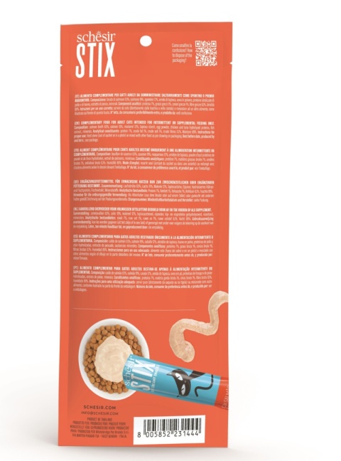 Stix kremowy przysmak dla kota o smaku łososia 6x15 g