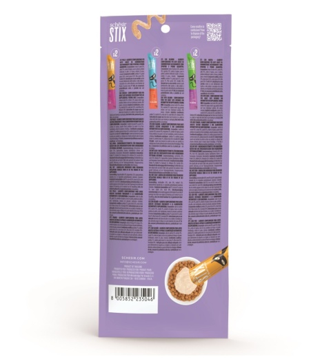 Stix multipack przysmak dla kota kurczak/kaczka/łosoś 6x15 g