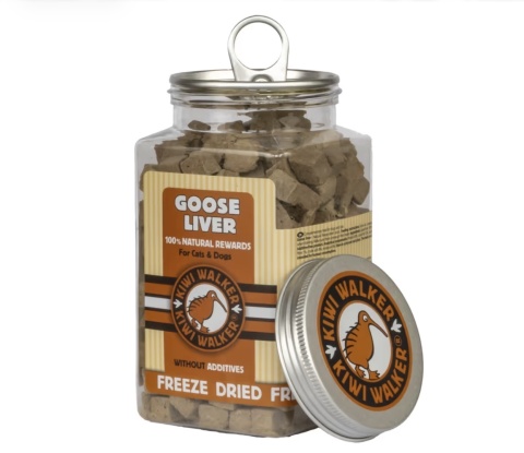 Kiwi Walker Snacks Tuna 105g - 100% tuńczyk, liofilizowane, naturalne przysmaki dla psa i kota