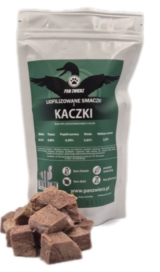 Liofilizowane smaczki z kaczki 70 g