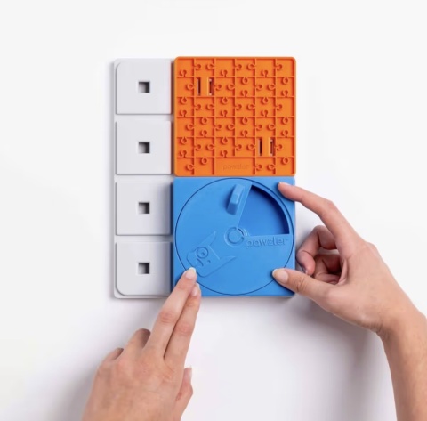 Pawzler Interactive Dog Puzzle Beginner Set - modułowa łamigłówka dla psa, zestaw dla początkujących 6 elementów