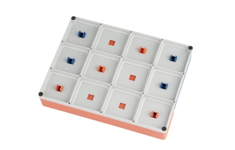 Pawzler Interactive Dog Puzzle Beginner Set - modułowa łamigłówka dla psa, zestaw dla początkujących 6 elementów