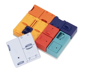 Pawzler Interactive Dog Puzzle Genius Set - modułowa łamigłówka dla psa, zestaw 7 elementów
