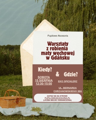 Warsztaty z robienia maty węchowej dla fundacji Kotella